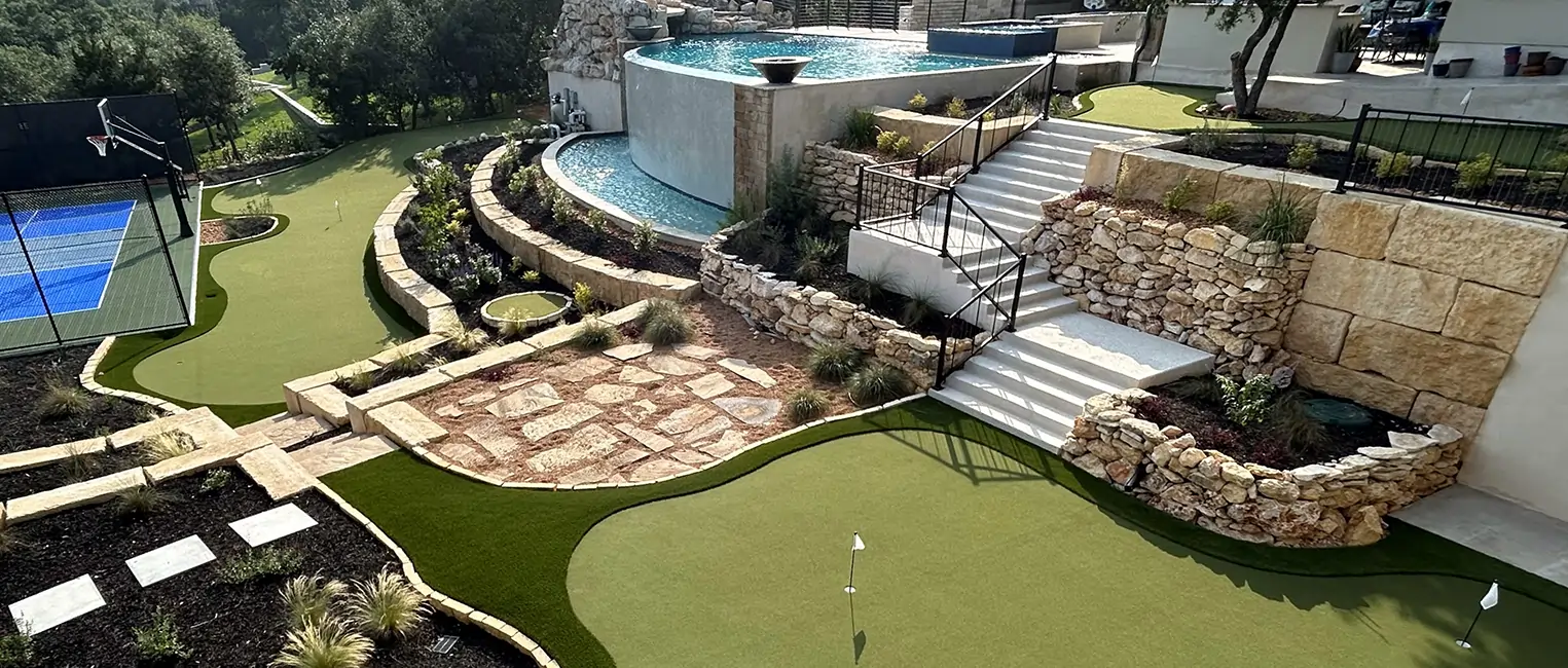 Putting Green Installation in Tomball, TX